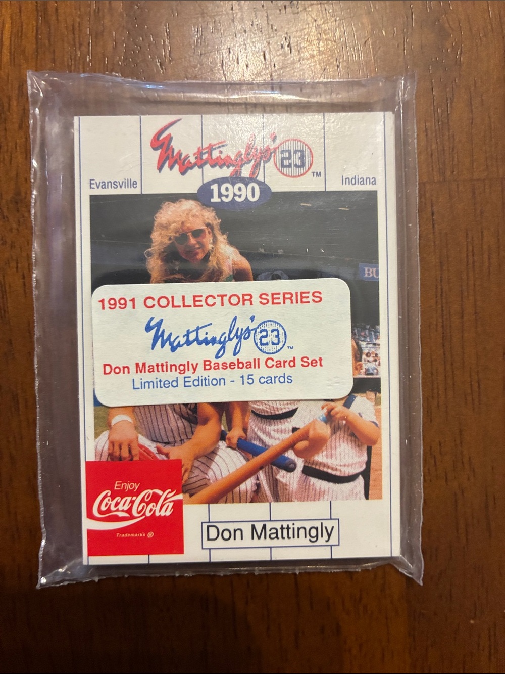 Don Mattingly 1991 Coca Cola Mattingly’s 23 – 15 Card Sealed Set